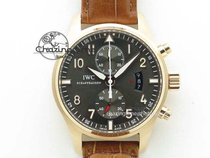 MIROTIME 0711 Efficient Portofino Chrono RG ZF 1:1 Best Edition White Dial on Brown Leather Strap A 7151